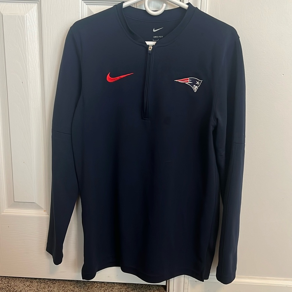 PATRIOT NIKE DRI FIT LONG SLEEVE ZIP UP SHIRT